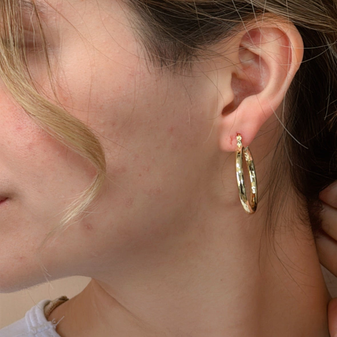 Arracada Clásica 18k