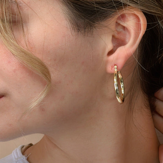 Arracada Clásica 18k