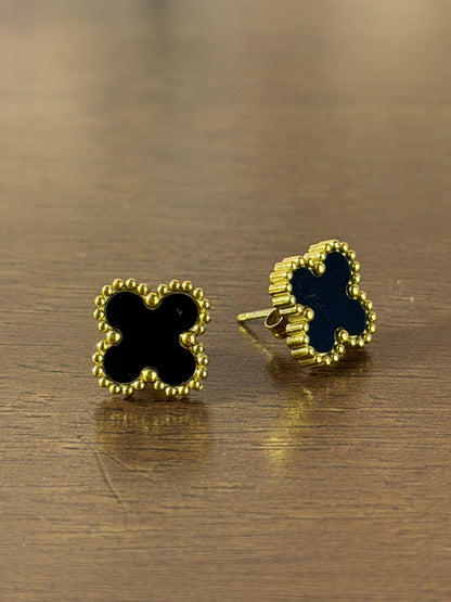 ARETE FLOR NEGRO