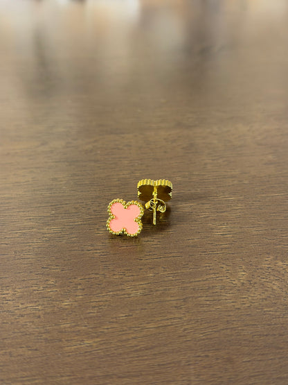 ARETE EN FLOR ROSA