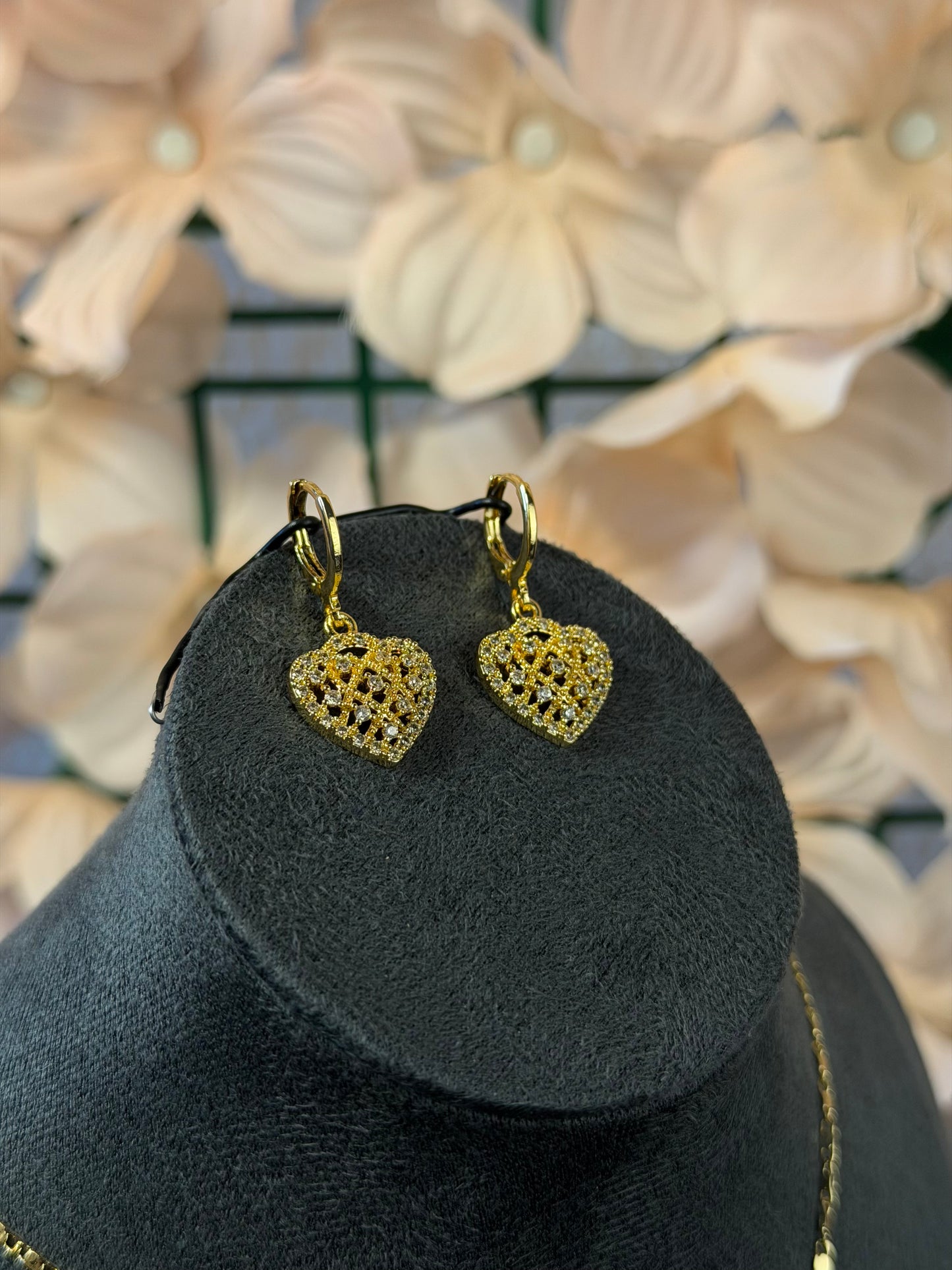 JUEGO ORO LAMINADO CORAZON